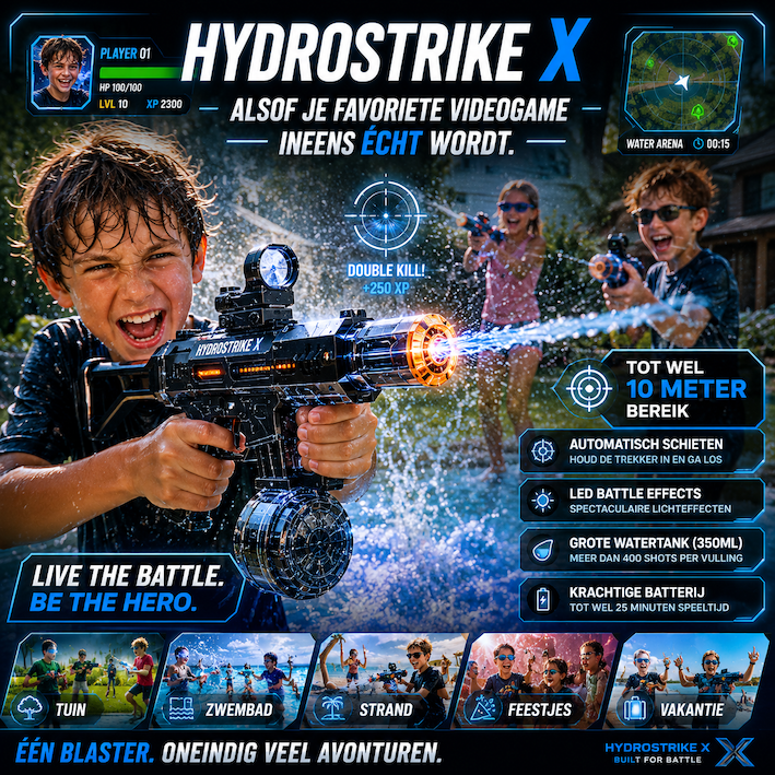 DE VIRAL WATERBLASTER VAN 2026