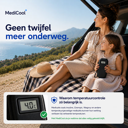 MediCool Medicatie Koeltas | Nooit meer twijfelen of je medicatie nog veilig gekoeld is