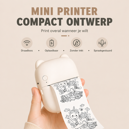 PrintPret Go - De mini printer die ideeën direct omzet in stickers, labels en creaties.