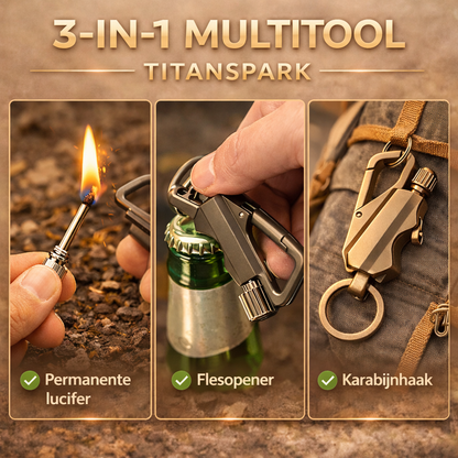 TitanSpark™ – Permanente Lucifer sleutelhanger | Altijd Vuur